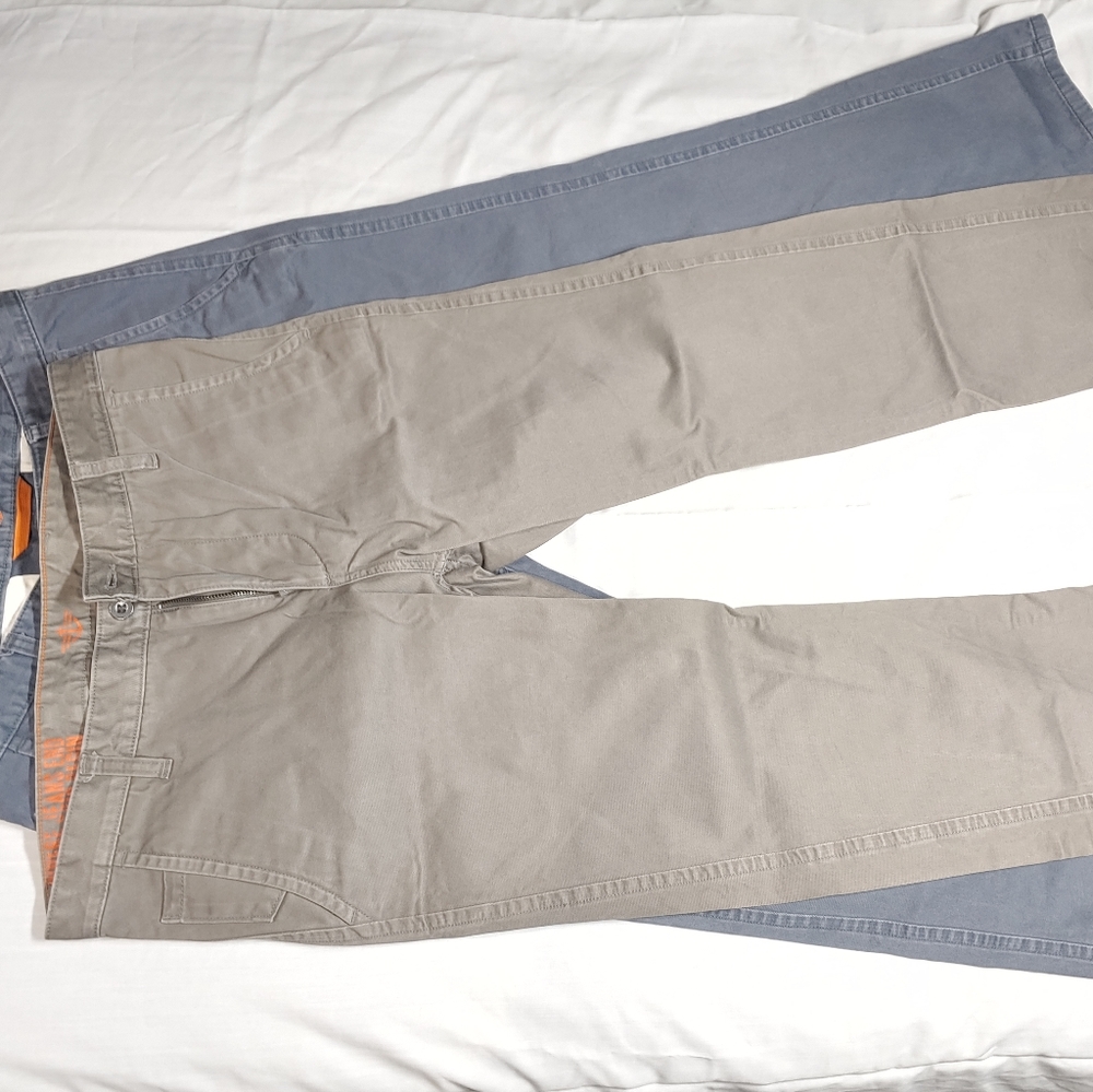 Docker's Alpha Slim 33x30 Khaki Pants (Pair)